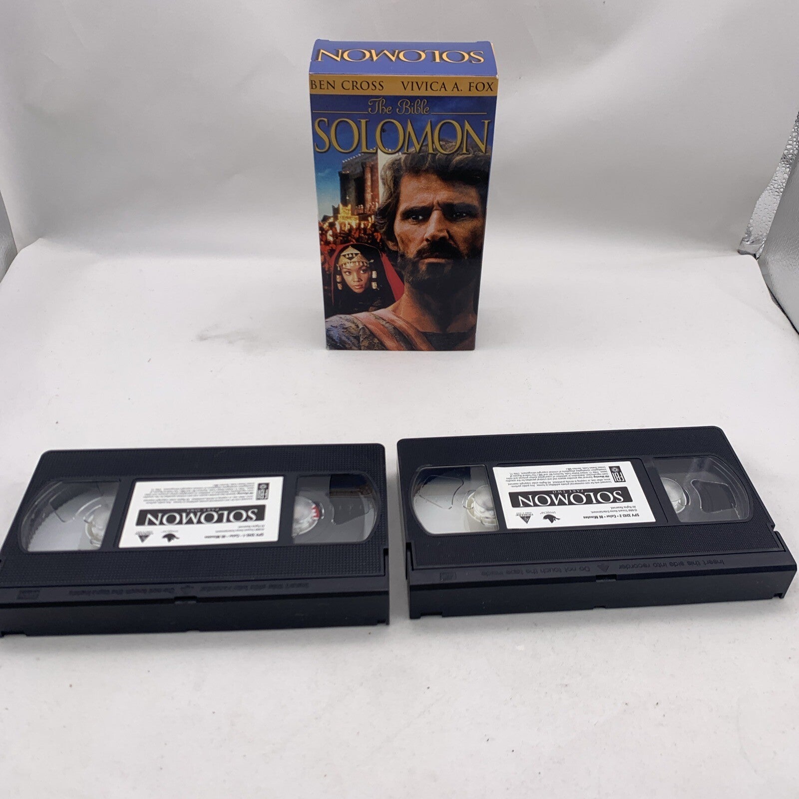 The Bible: Solomon (VHS, 2000) Ben Cross/Vivica A. Fox/Max Von Sydow