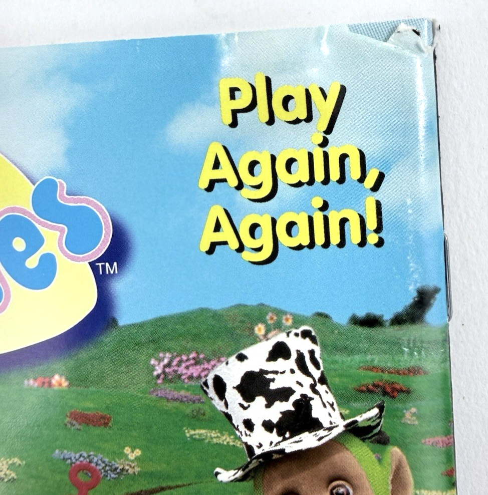 Play With the Teletubbies (Sony PlayStation 1, 2000) Game Case Manual - Tested