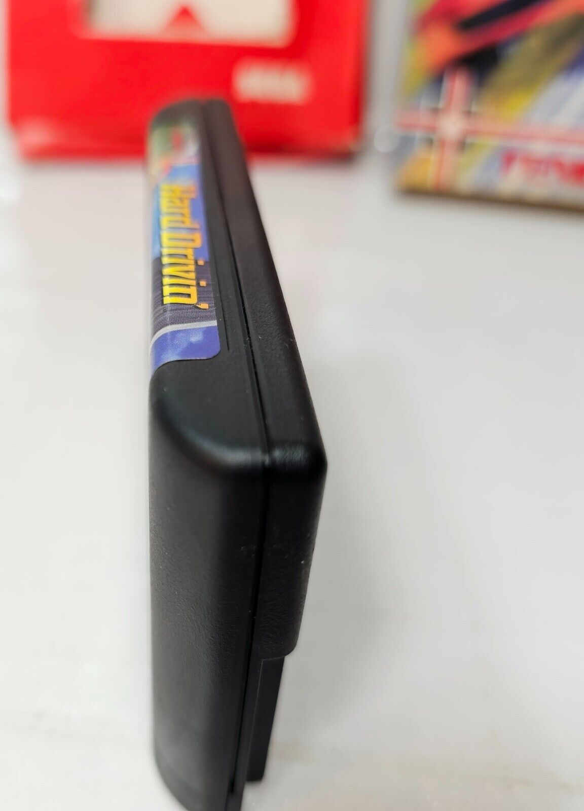 Hard Drivin' (Sega Genesis, 1991) - Game Case Manual Registration Card - Tested