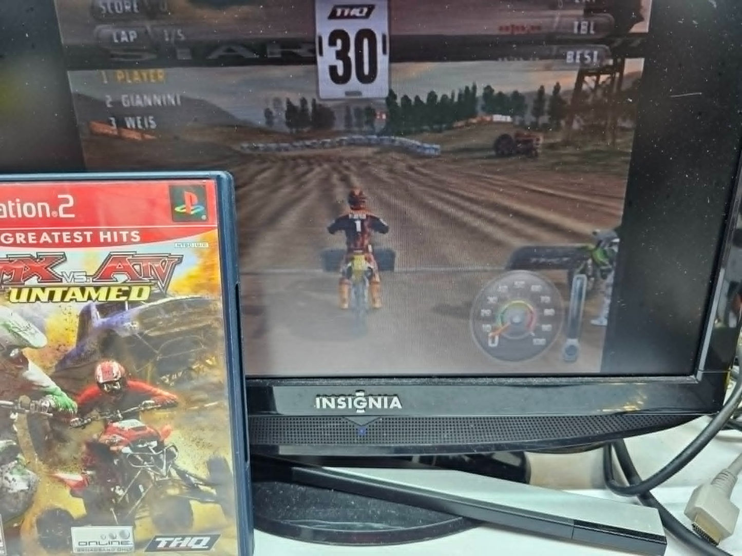 MX vs. ATV Untamed (Sony PlayStation 2, 2007) Game and Case - Tested and Working