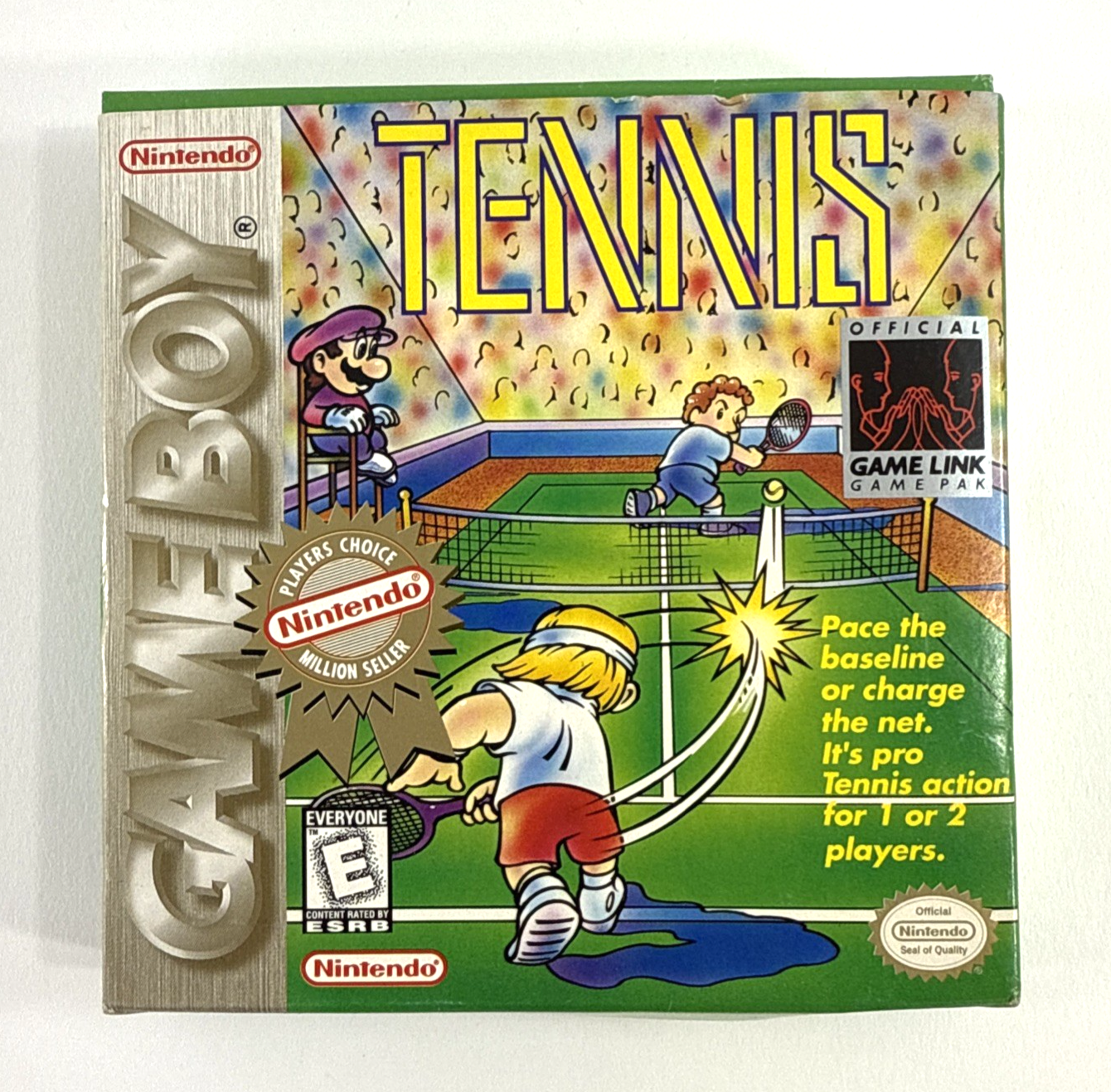 Tennis (Nintendo Gameboy, 1989) Game Box Manual Inserts - Tested and Working