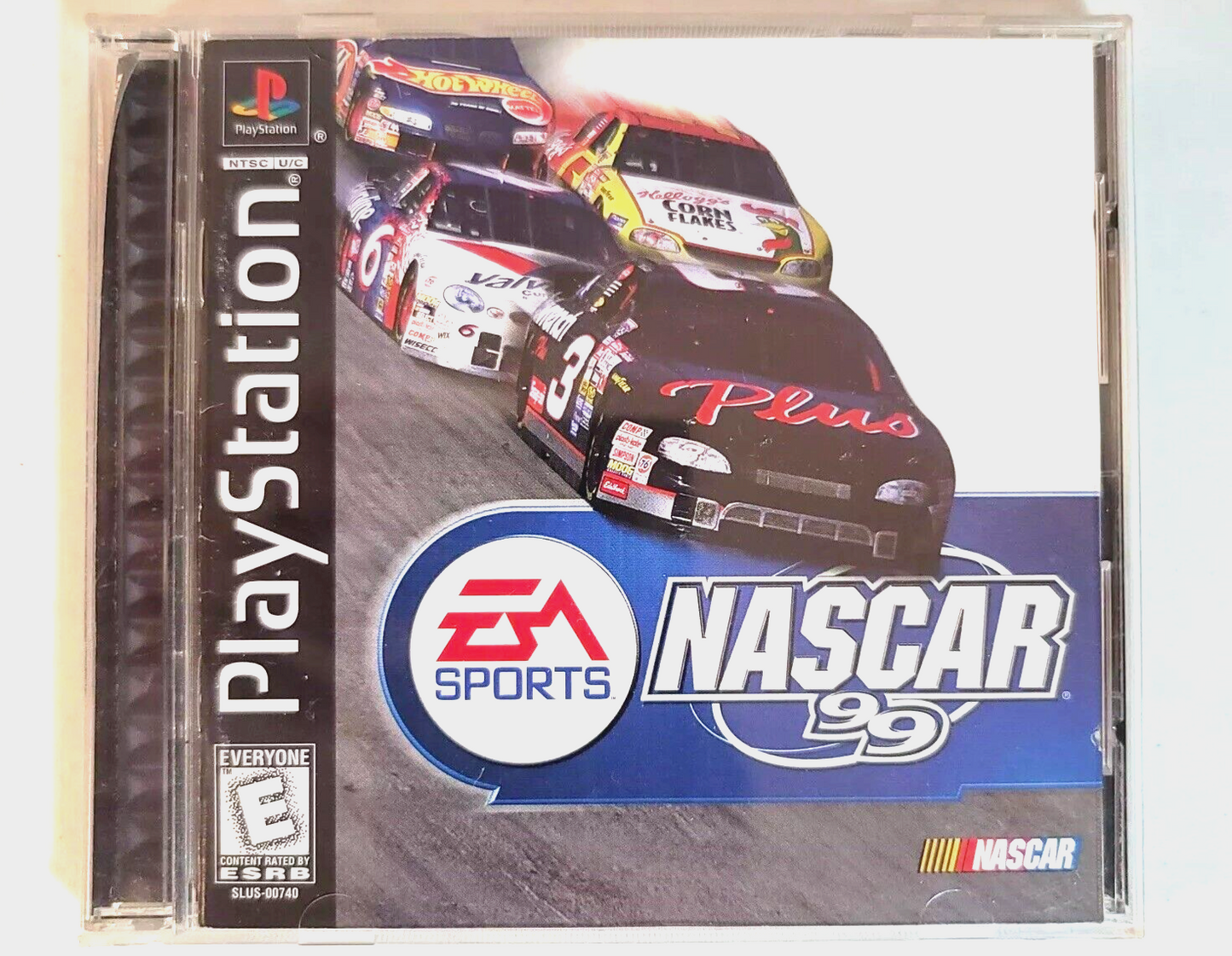 NASCAR 99 (Sony PlayStation 1, 1998) Game Case Manual - Tested and Working
