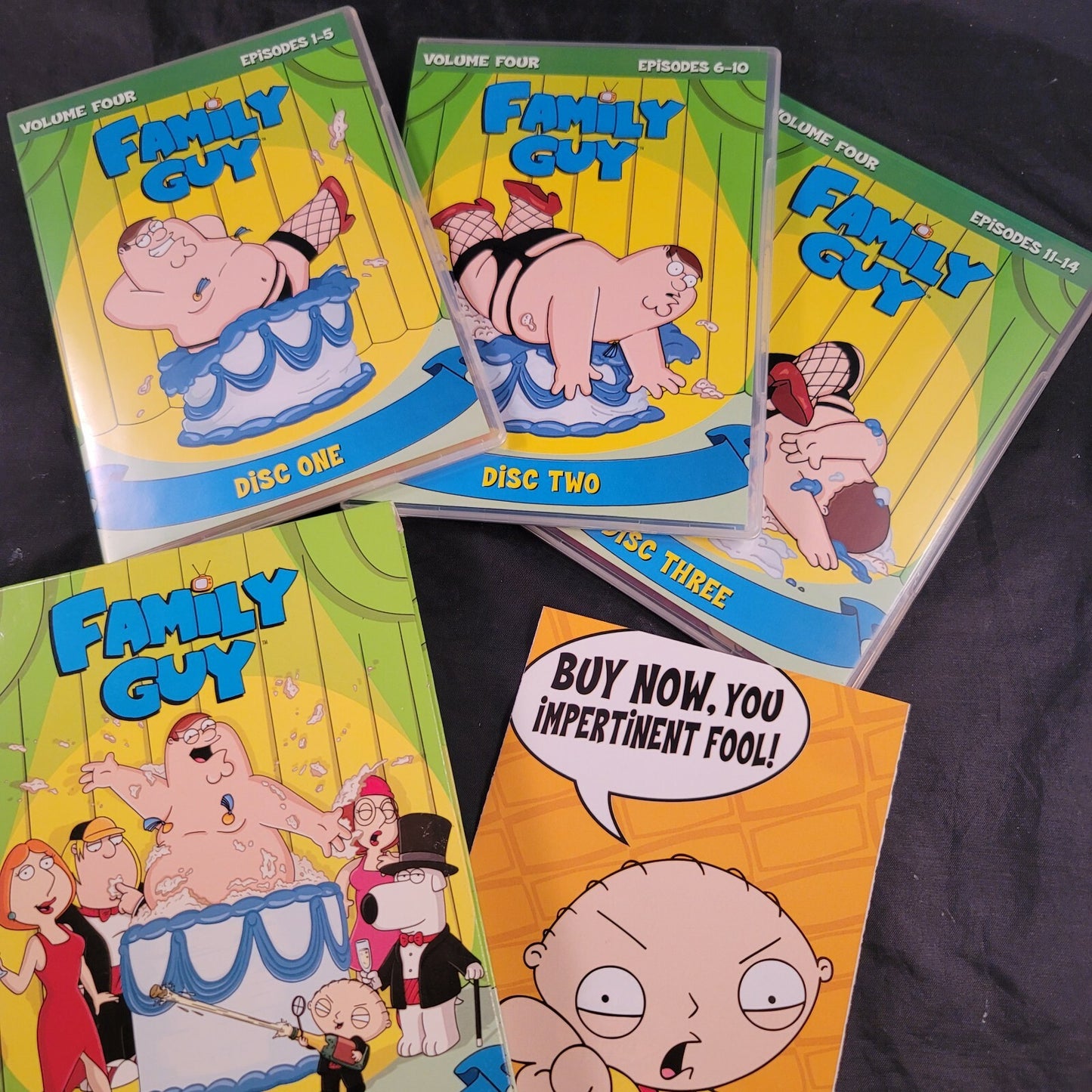 Family Guy Volume 3 (Seth McFarlane bundle) Volume 4/Cavalcade of Cartoon Comedy