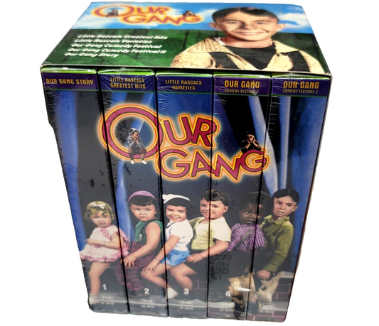 Little Rascals Our Gang Collector Series (VHS, 1999, 5-Tape Box Set) New, Sealed