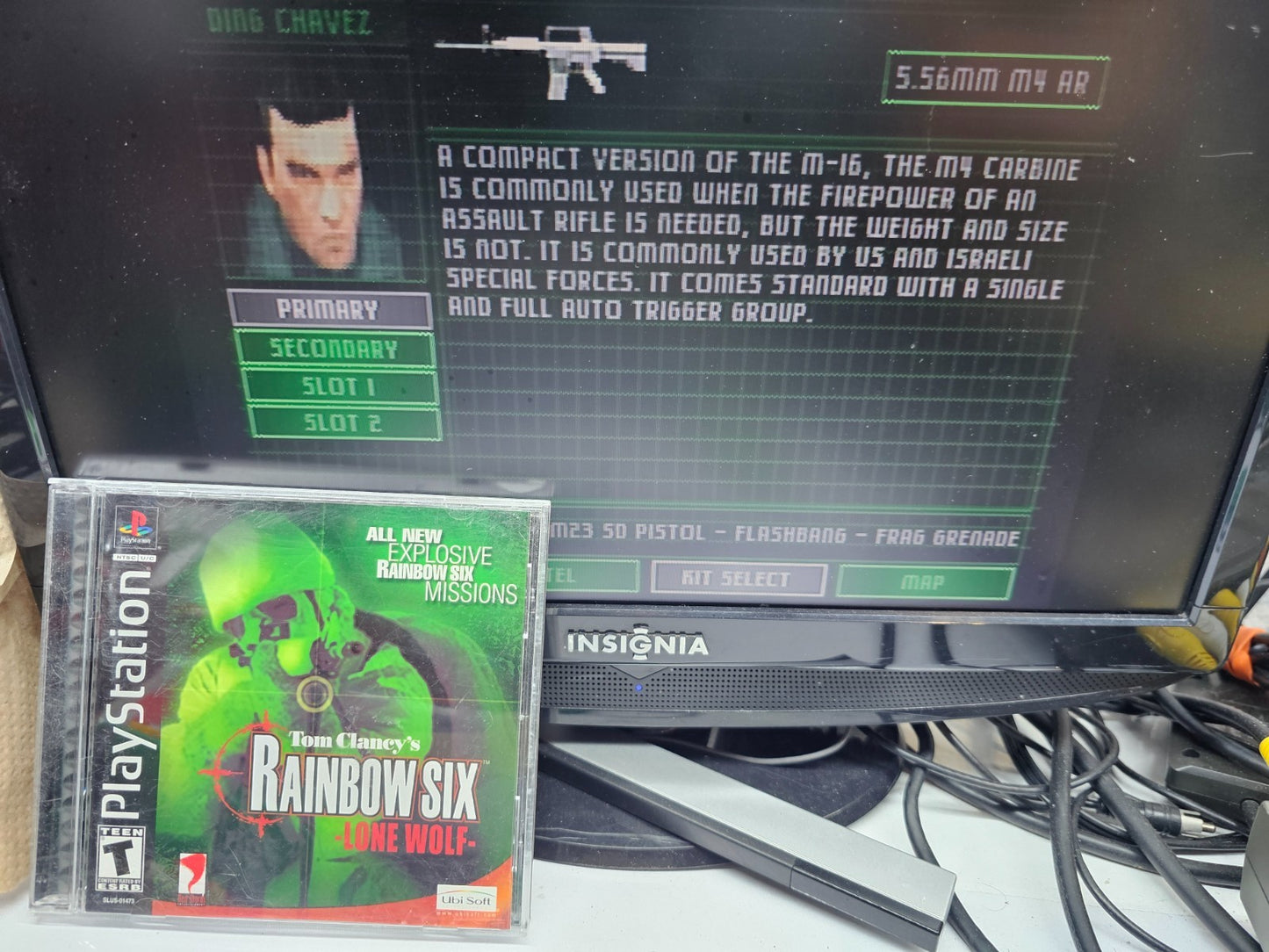 Tom Clancy's Rainbow Six: Lone Wolf (Sony PlayStation 1, 2002) Game Case Manual