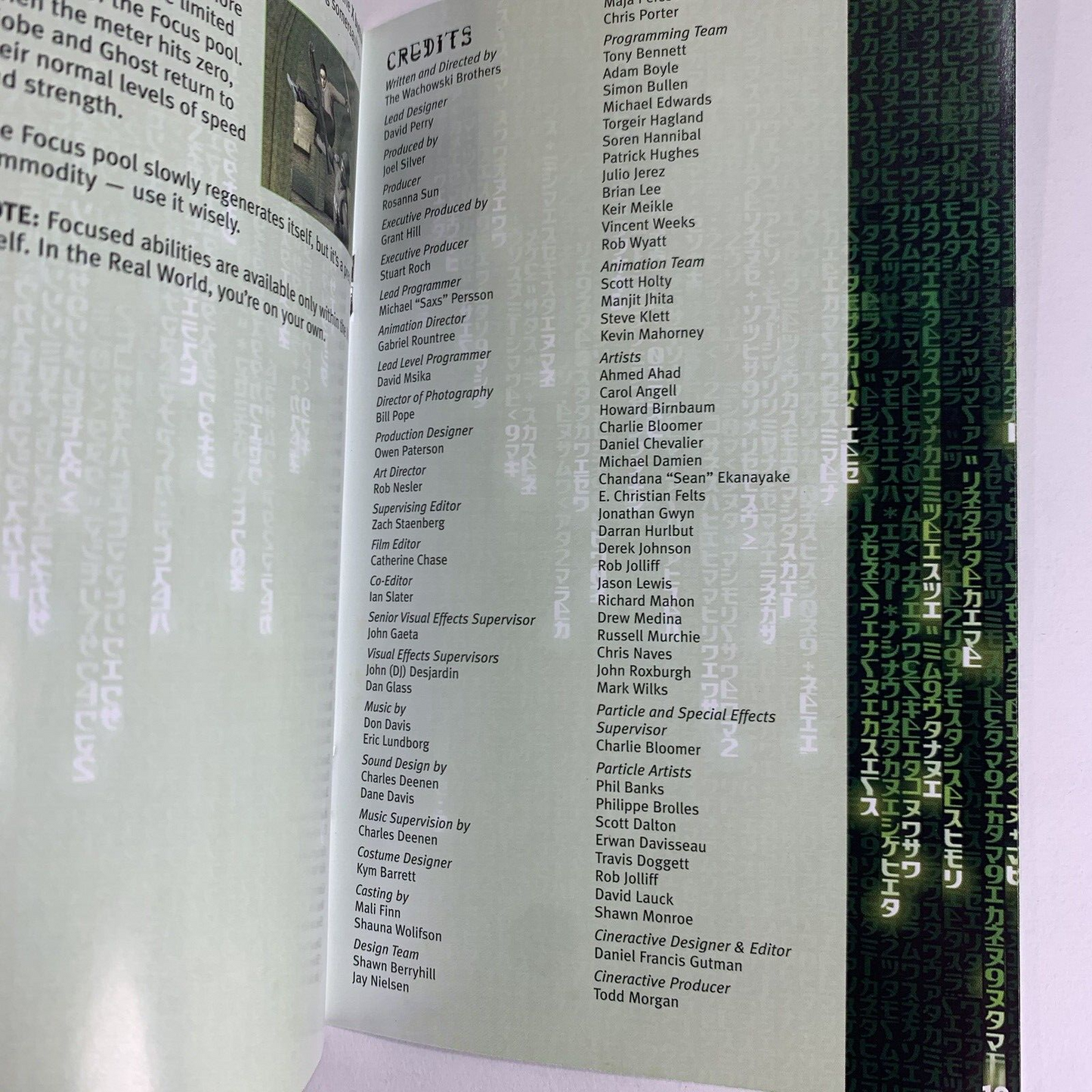 Enter the Matrix (Microsoft Xbox, 2003) Game Case Manual - Tested and Working
