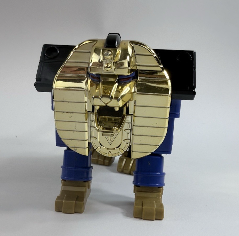 Bandai 1996 Power Rangers Deluxe Zeo Megazord & Red Battlezord Puncher - Tested