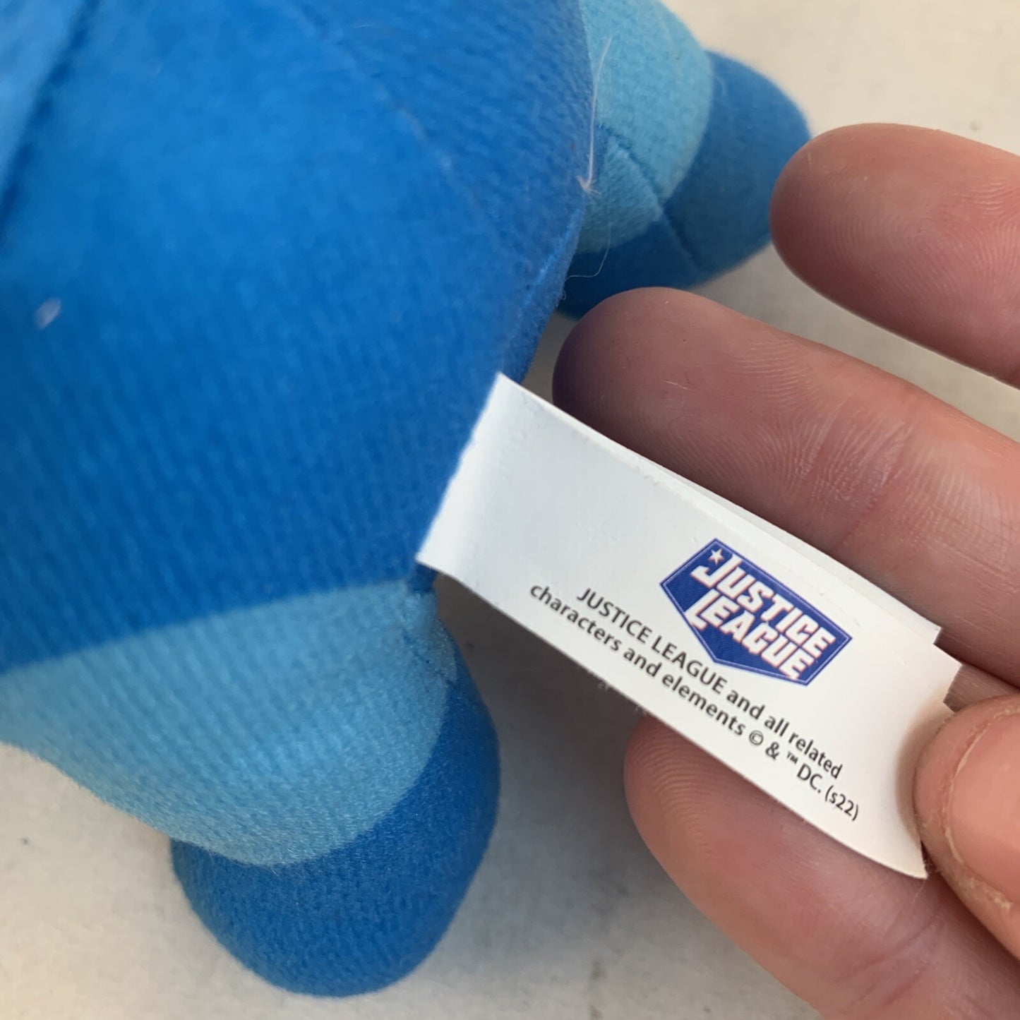 BATMAN Plush DC Comics Justice League Doll 8” Toy Factory Baby Blue