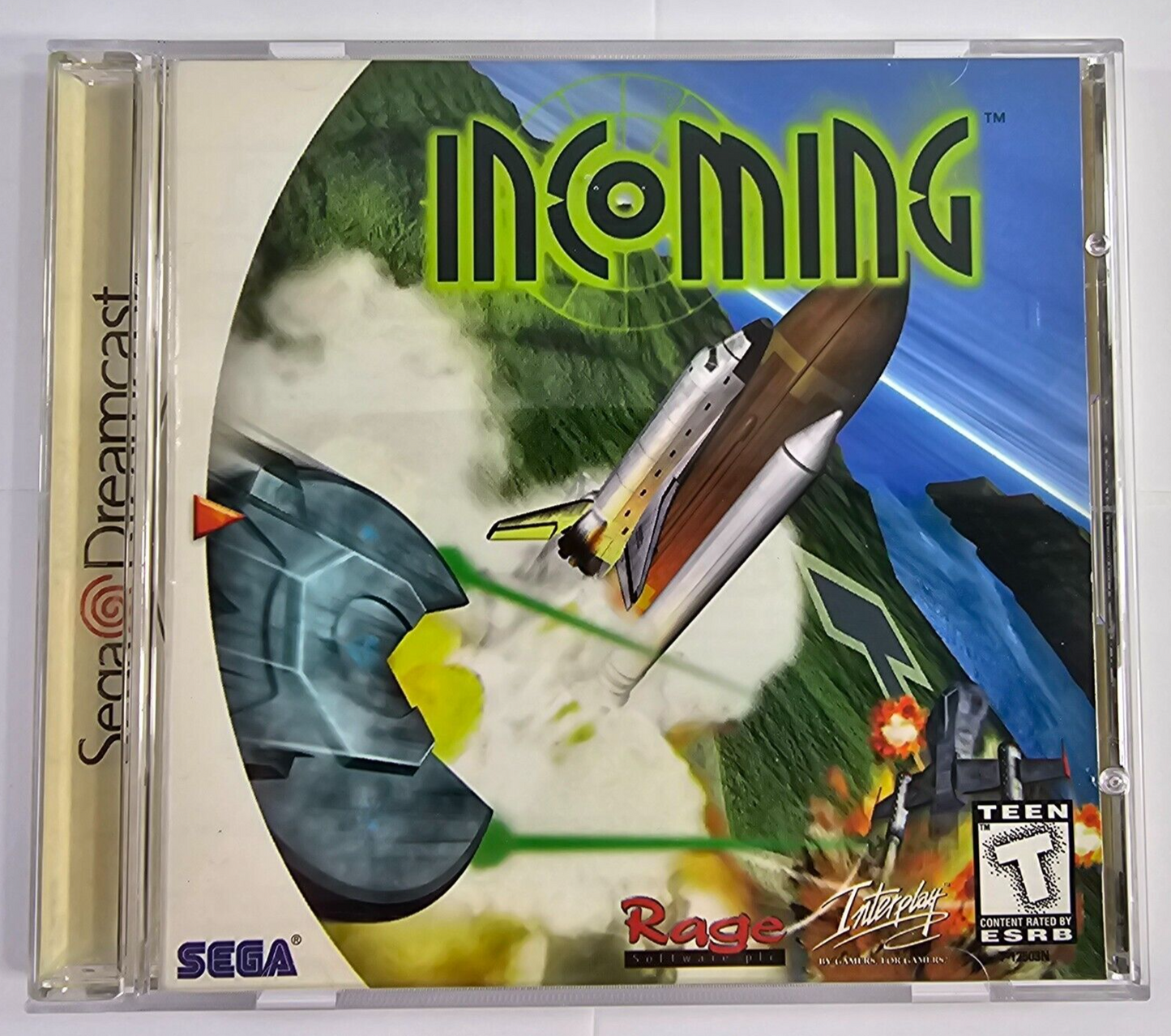 Incoming (Sega Dreamcast, 1999) Game Case Manual - Tested and Working