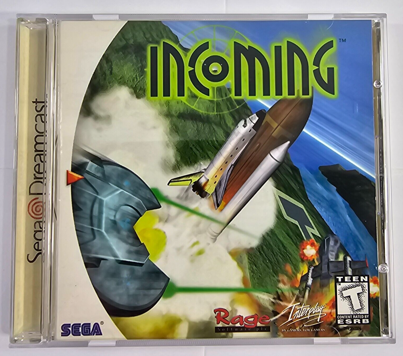Incoming (Sega Dreamcast, 1999) Game Case Manual - Tested and Working
