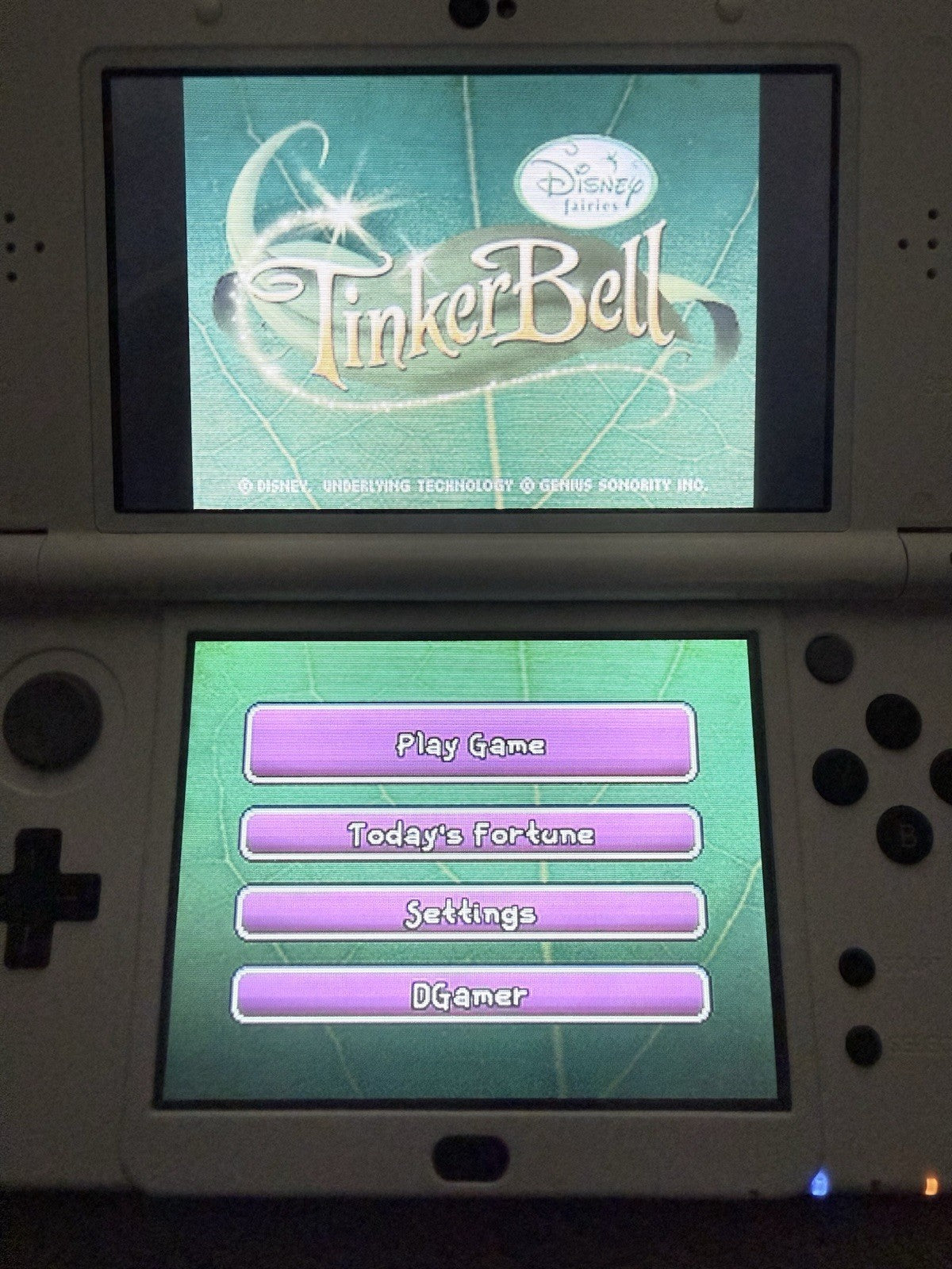 Disney Fairies Tinker Bell (Nintendo DS, 2008) Game Case Manual Inserts - Tested