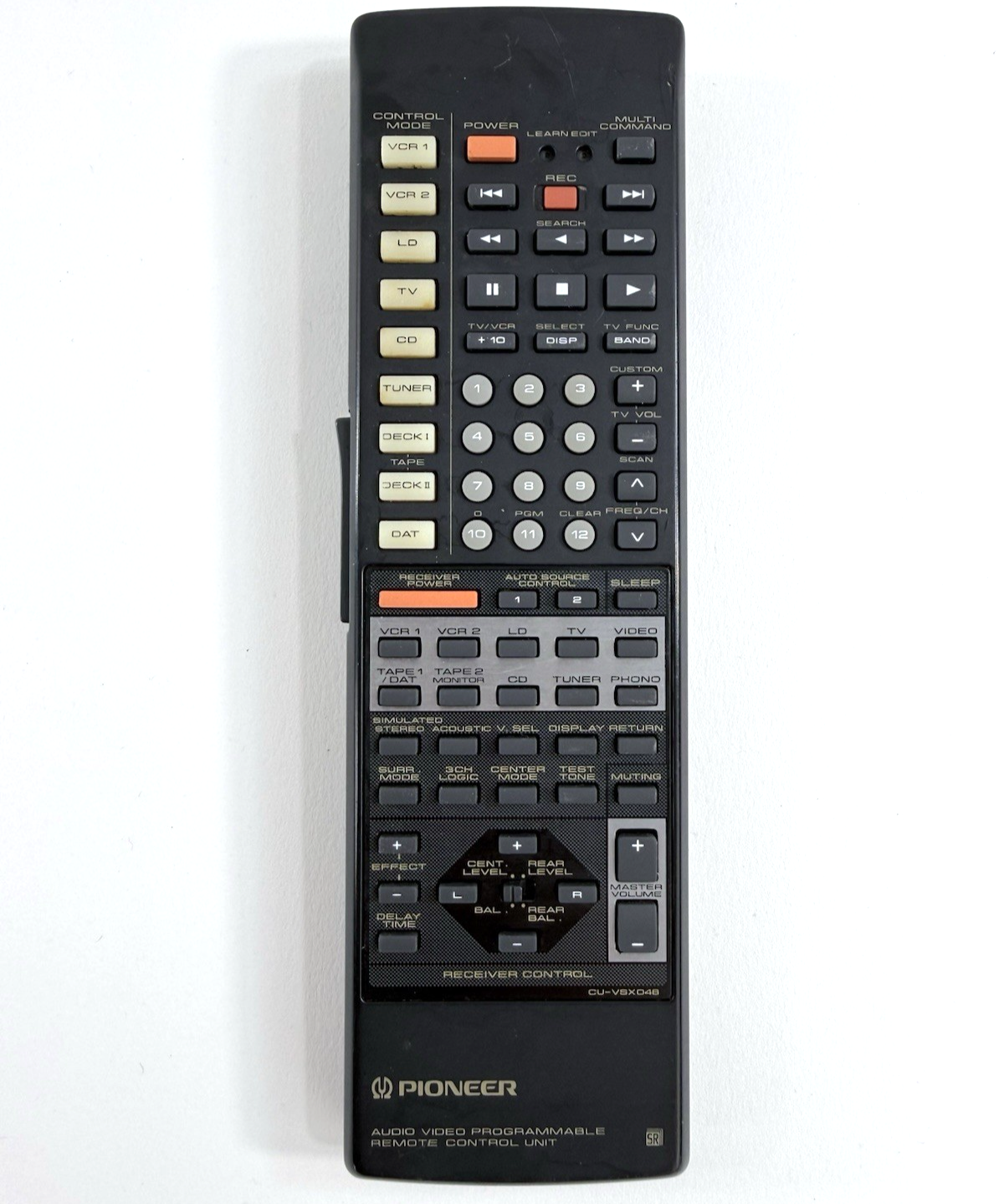 Pioneer Audio Video Programmable Remote Control Unit CU-VSX048 - Tested