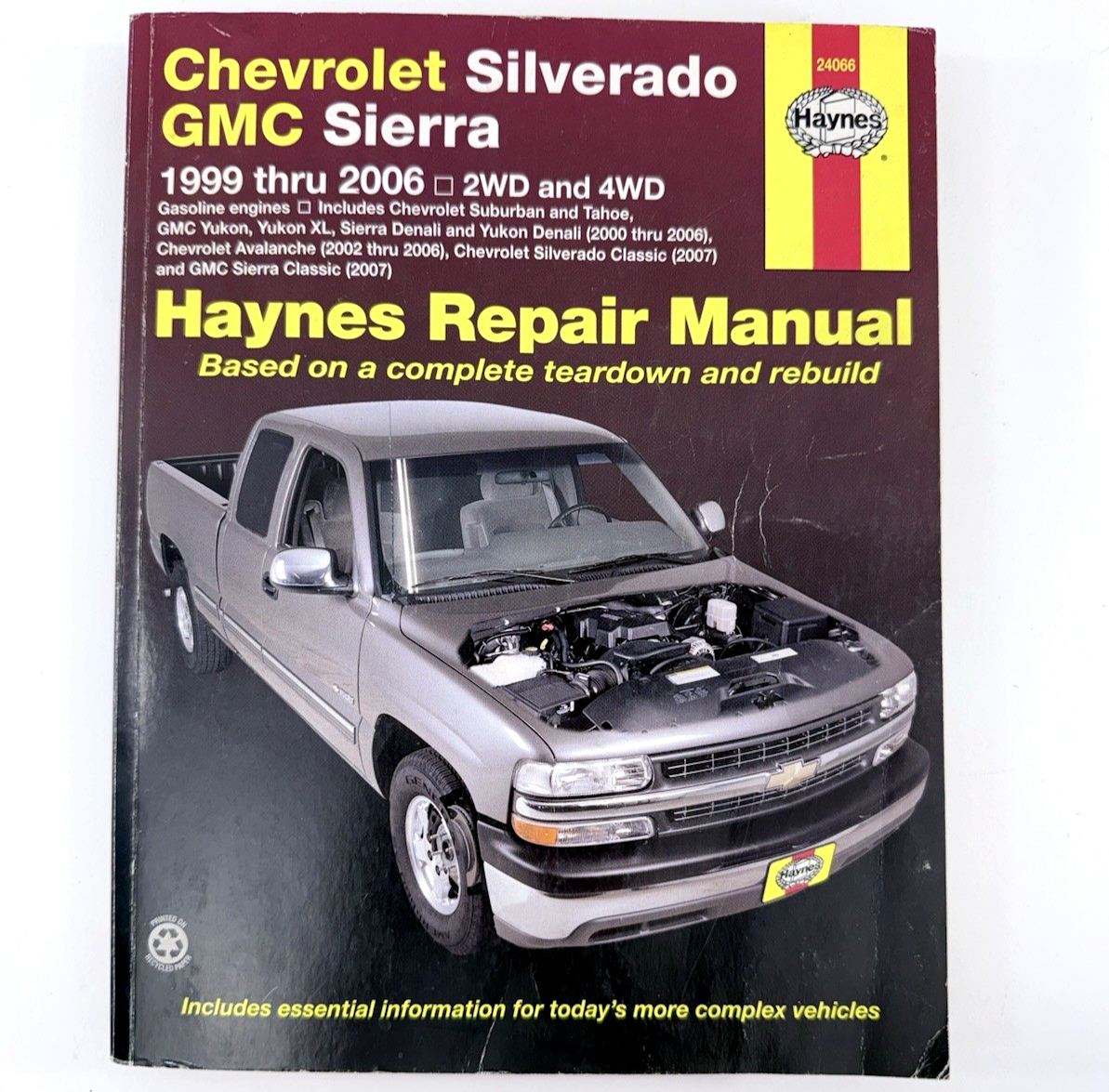 Haynes Chevrolet Silverado GMC Sierra  1999-2006 Repair Shop Manual 24066