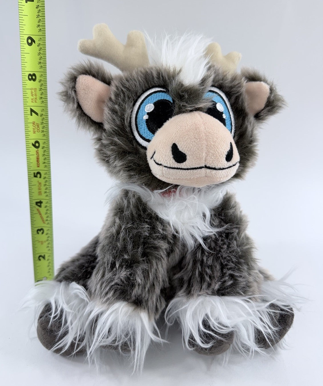 Reindeer In Here 9" Blue Eyed Fluffy Reindeer Plush