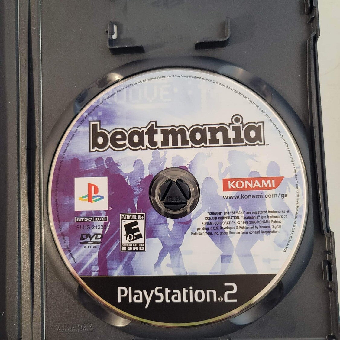 beatmania (Sony PlayStation 2, 2006) Game Case Manual - Tested