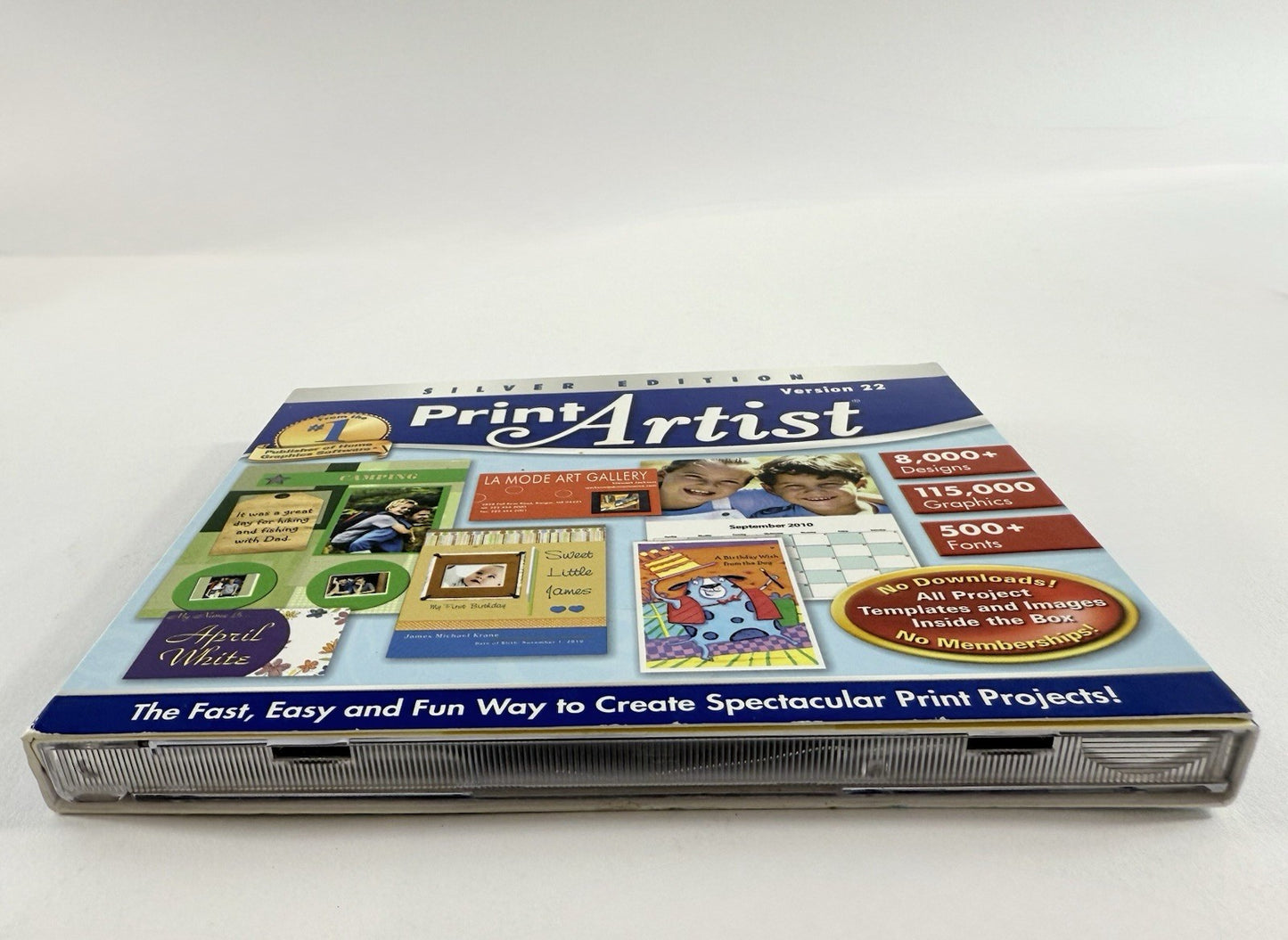 Print Artist Version 22 Silver Edition (PC DVD, 2010) Windows XP, Vista, 7