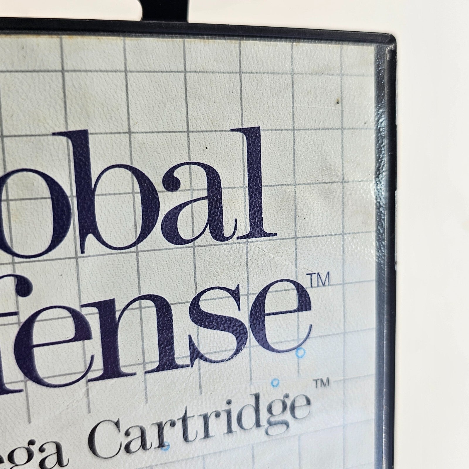 Global Defense (Sega Master System, 1987) Game and Case - Tested - Read