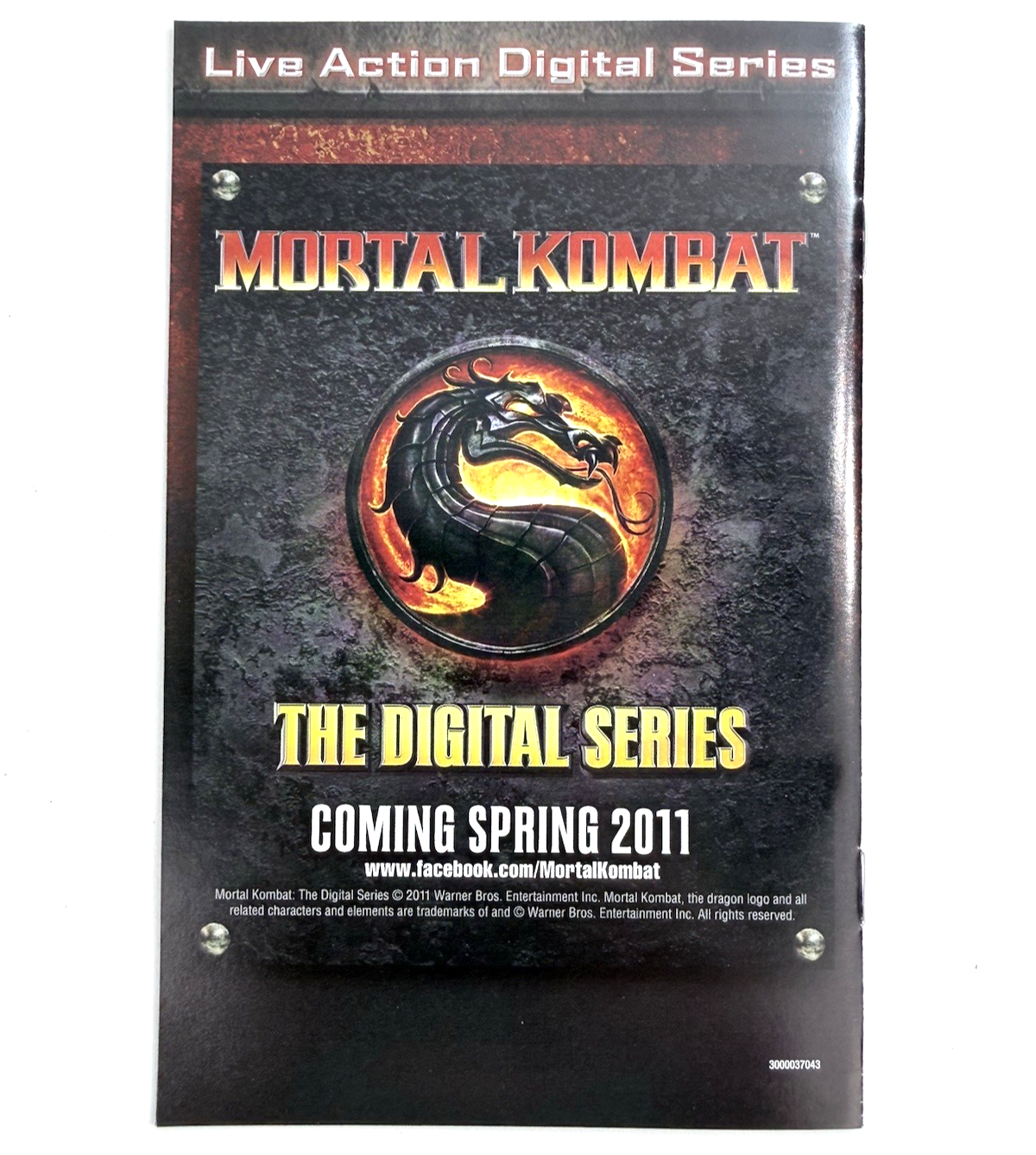 Mortal Kombat (Microsoft Xbox 360, 2010) Game Case Manual Inserts Code - Tested