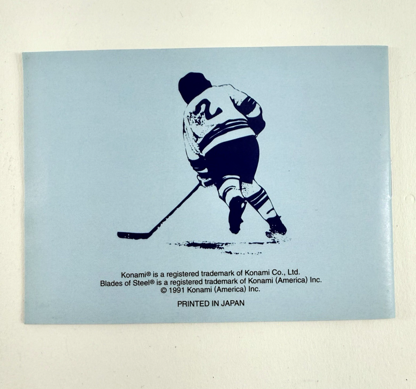 Blades of Steel (Nintendo GameBoy, 1991) Game Box Manual Inserts Registration