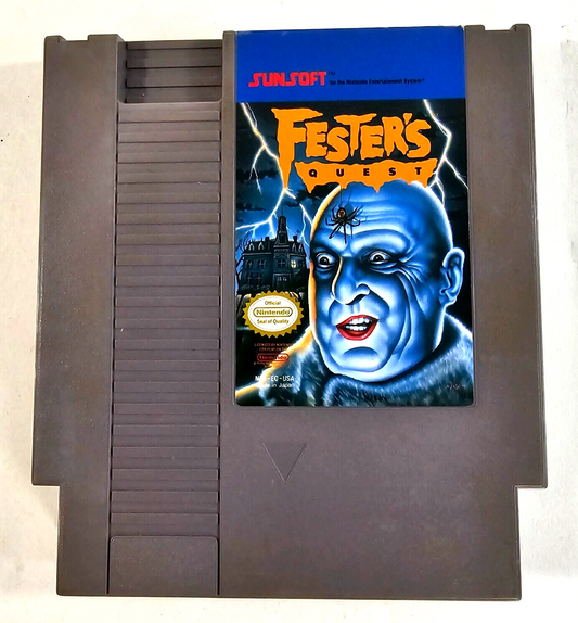 Fester's Quest (Nintendo Entertainment System, 1989) Game Cartridge