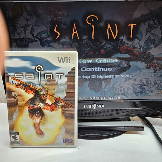 Saint (Nintendo Wii, 2009) Game Case Manual - Tested and Working