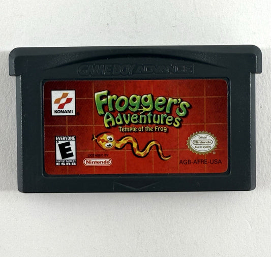 Frogger's Adventures: Temple of the Frog (GameBoy Advance, 2001) Game Cartridge