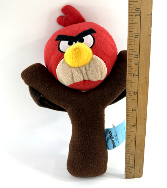 Rovio 2012 Angry Birds 12”Red Bird On Slingshot Plush