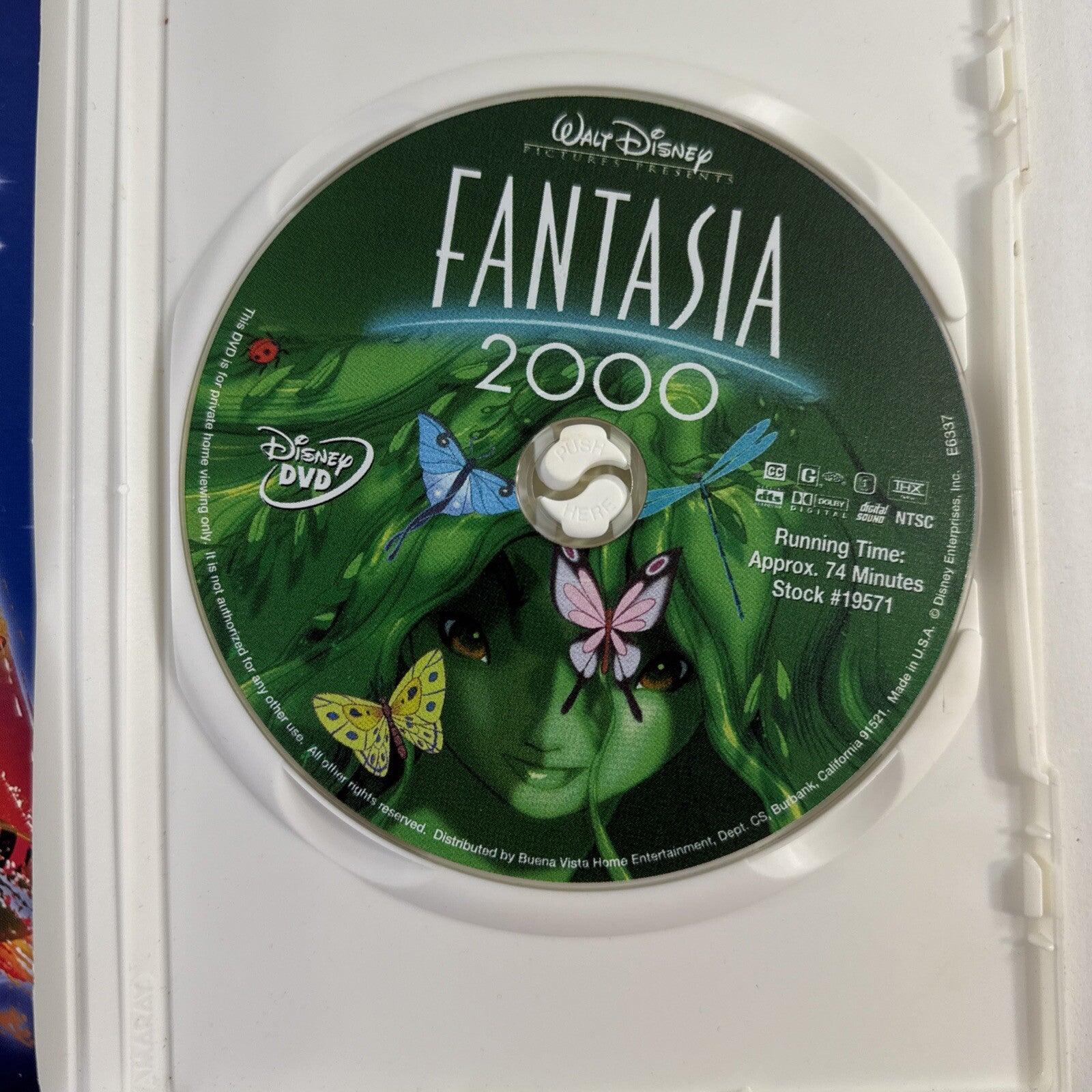 Fantasia Anthology (DVD, 2000, 3-Disc Set) Tested And Working