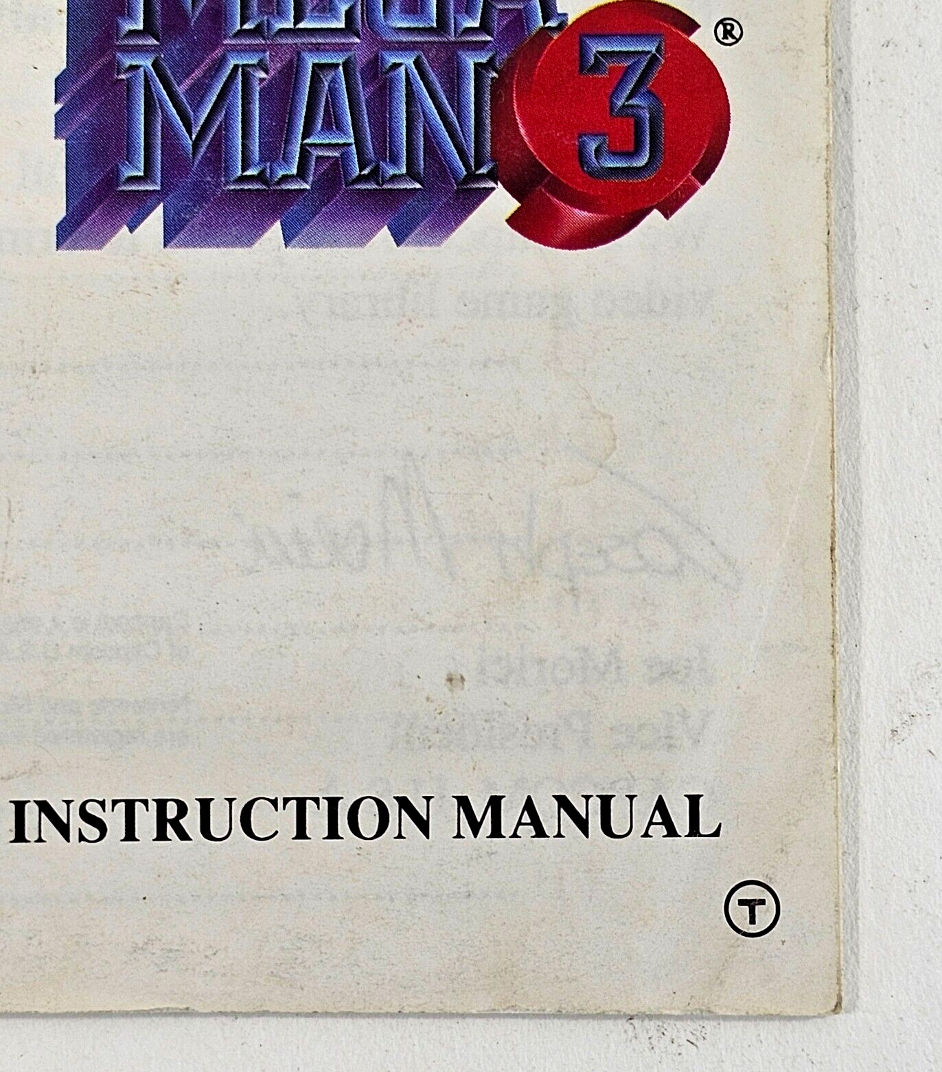 Mega Man 3 (Nintendo Entertainment System, 1990) Instructional Manual NES-XU-USA