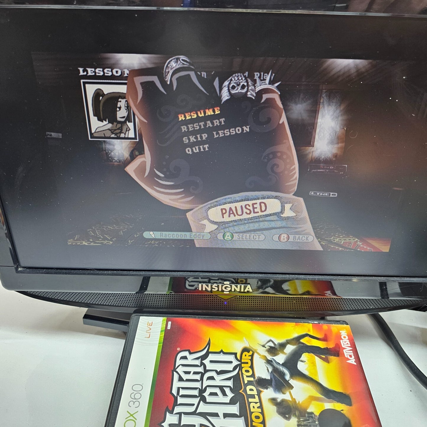 Guitar Hero World Tour (Xbox 360, 2004) Game, Manual, Case Art  - Tested - Read