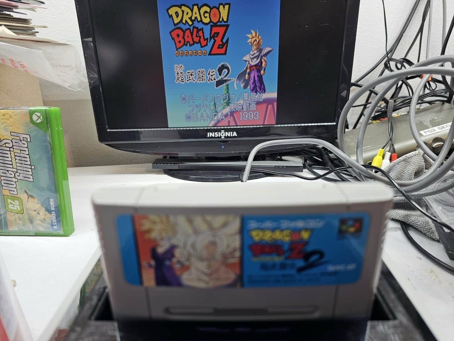 Dragon Ball Z Super Butouden 2 (Super Famicom, 1993) Game Cartridge - Tested
