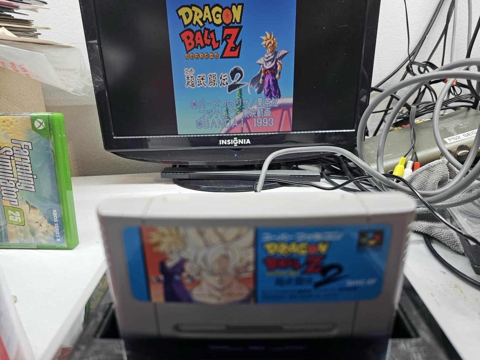 Dragon Ball Z Super Butouden 2 (Super Famicom, 1993) Game Cartridge - Tested