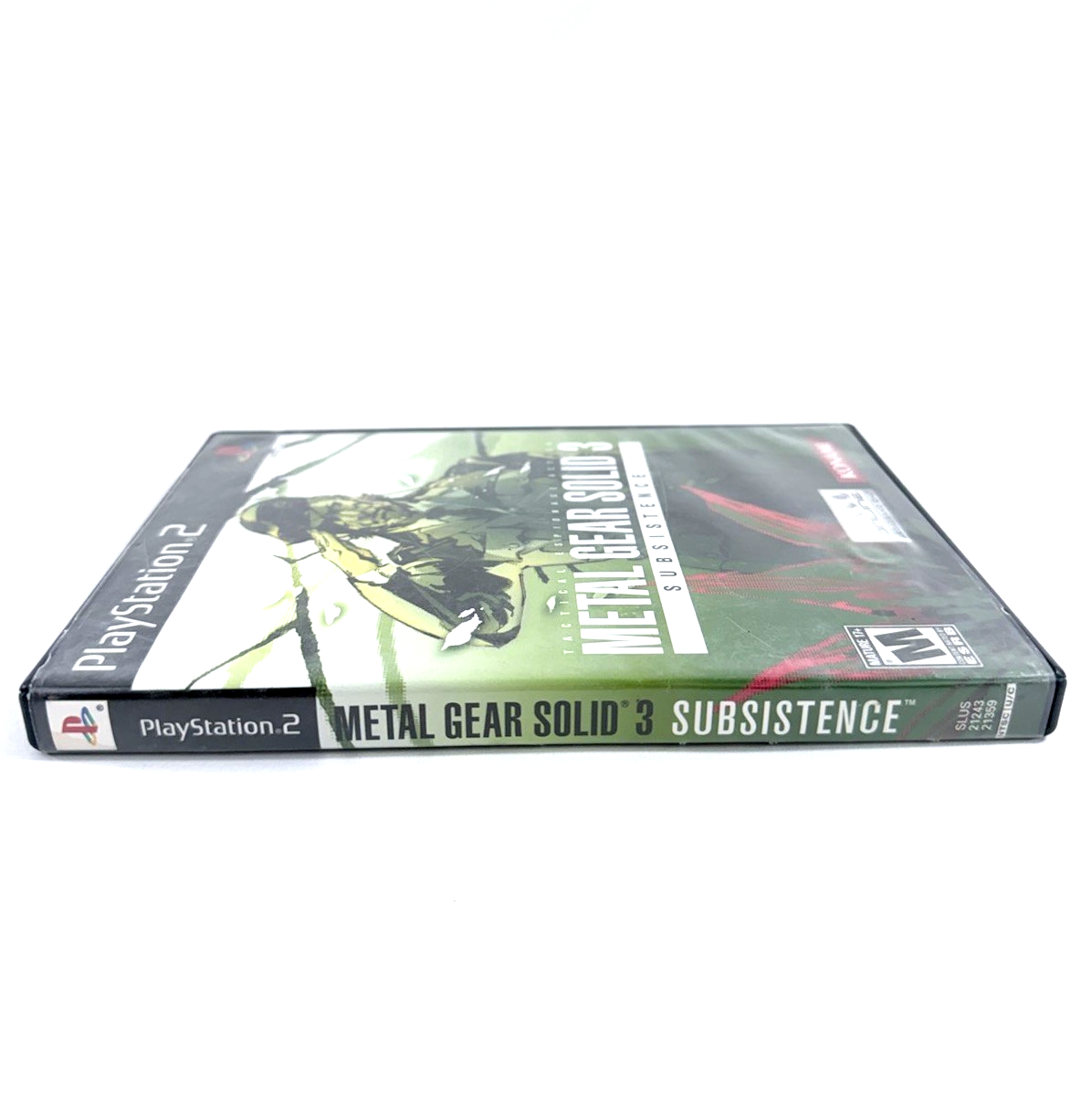 Metal Gear Solid 3: Subsistence (PlayStation 2, 2006) Game Discs & Case - Tested