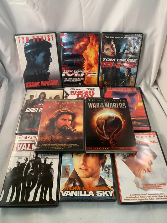 Mission: Impossible 1/2/3/Ghost Protocol/Valkyrie/Vanilla Sky (11 movie bundle)