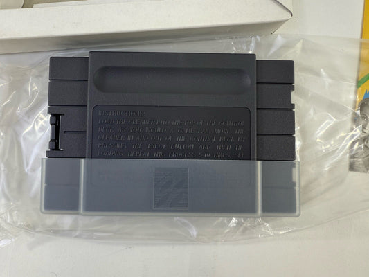 Cleaning Kit For Super Nintendo Entertainment System with Box, Manual, Inserts