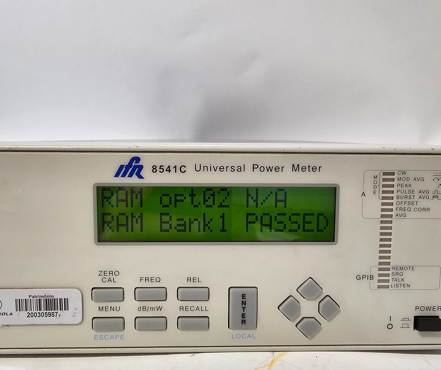 Giga-Tronics 8541C Universal Power Meter Option 03 - Tested