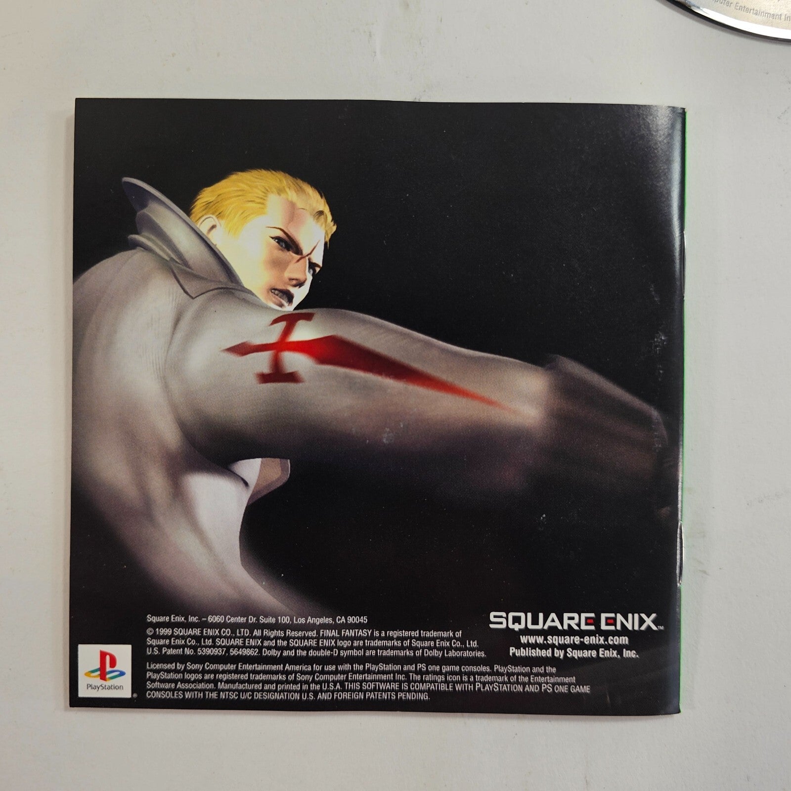 Final Fantasy VIII (PlayStation 1, 1999) Discs Case Manual Registration - Tested