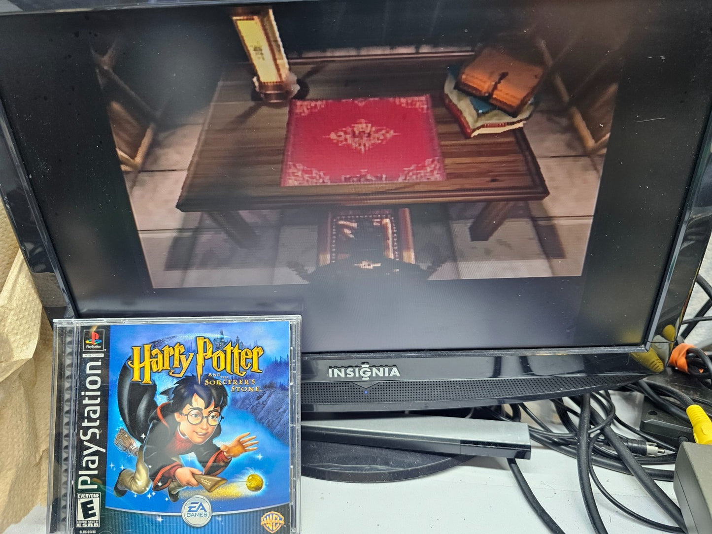 Harry Potter and the Sorcerer's Stone (PlayStation, 2001) Game Case Manual Reg.