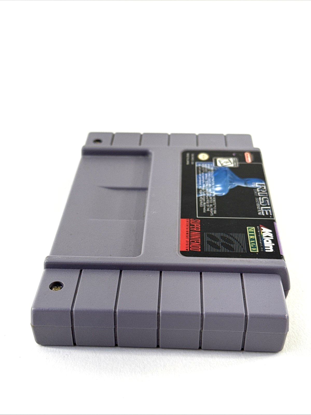 Rise of the Robots (Super Nintendo, 1994) Game Cartridge - Tested and Working