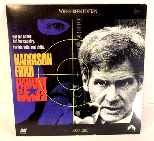 Patriot Games (Laserdisc CLV, 1992) CX Noise Reduction - Tested and Working