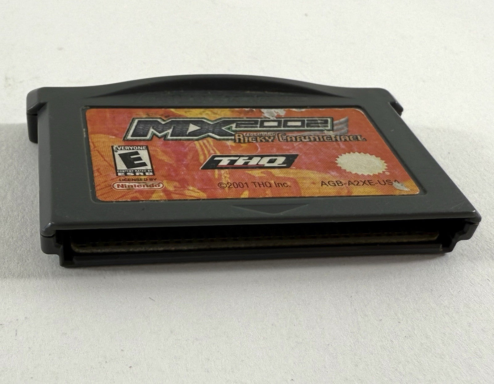 MX 2002 Featuring Ricky Carmichael (GameBoy Advance, 2001) Game Cartridge