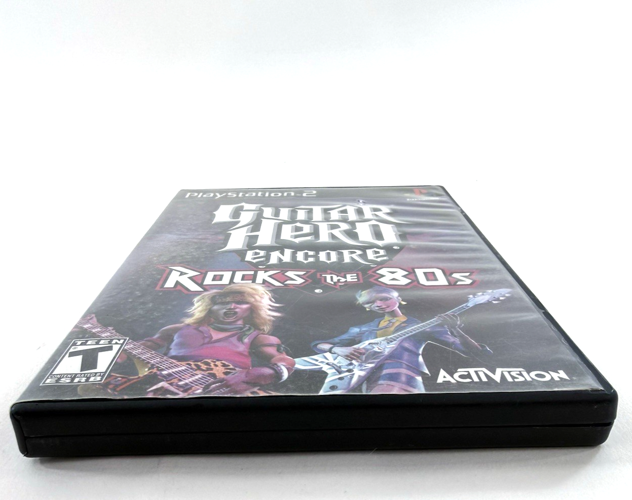Guitar Hero Encore: Rocks the 80s (Sony PlayStation 2, 2007) Game, Case, Manual