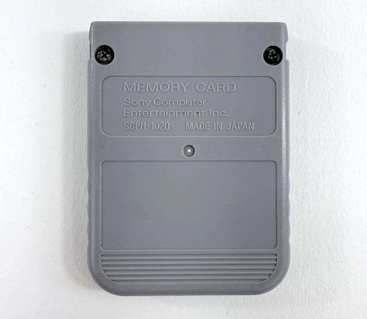 Sony PlayStation 1 SCPH-1020 Grey Memory Card - Tested and Working