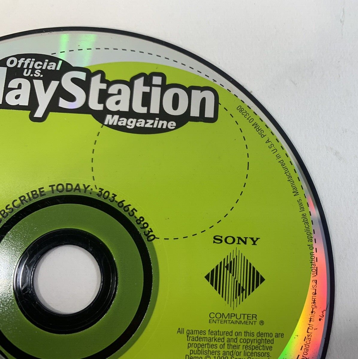 PlayStation Magazine Demo Disc # 27 December 1999 - Tested And Working