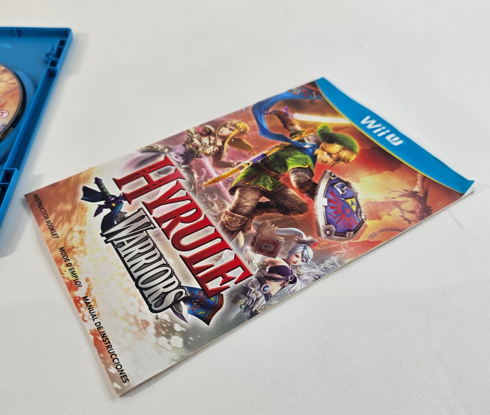 Hyrule Warriors (Nintendo Wii U, 2014) Game Case Manual - Tested and Working