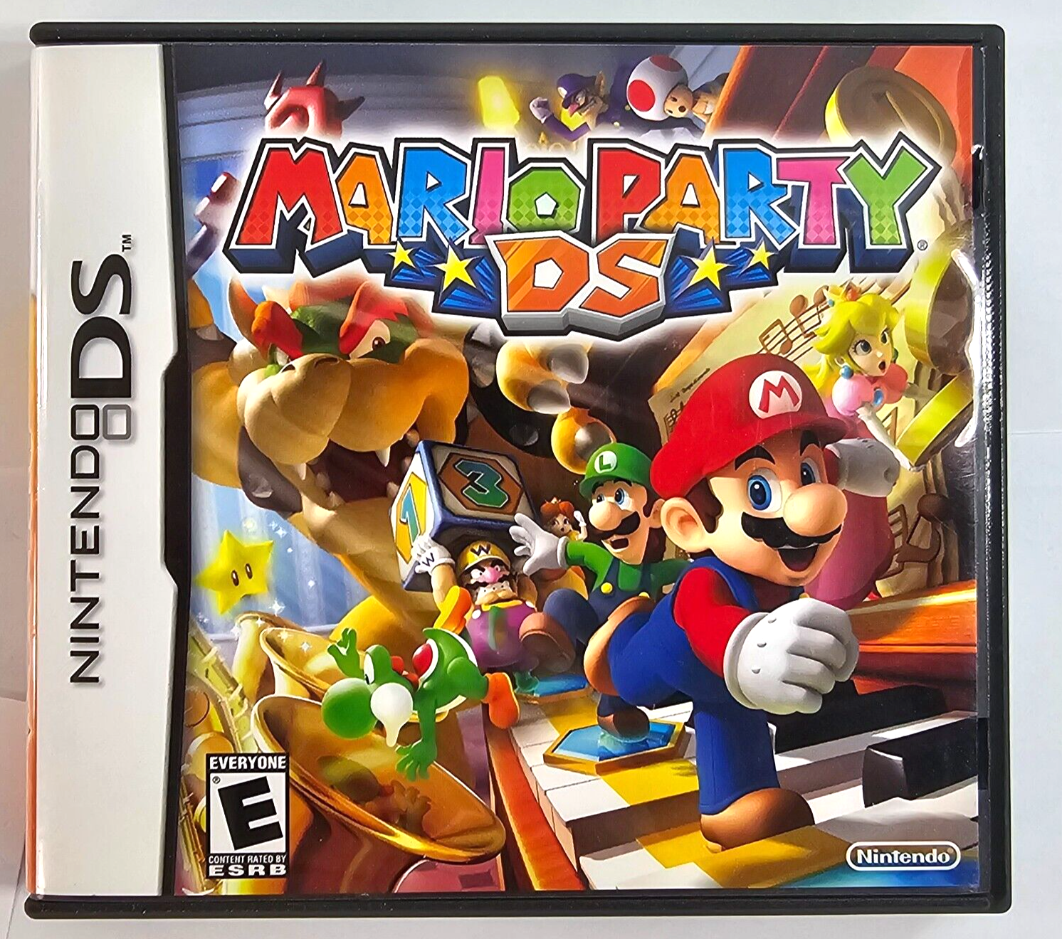 Mario Party DS (Nintendo DS, 2007) Case, Manual, Inserts Only - No Game