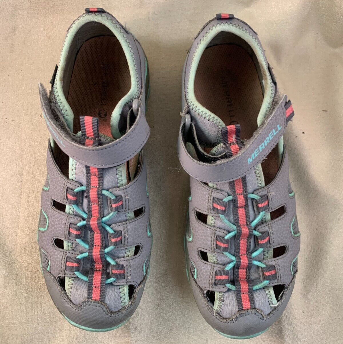 Merrell Hydro H2O Hiker Waterproof Sandal Shoes Pink/Purple Girls Size 5M Youth