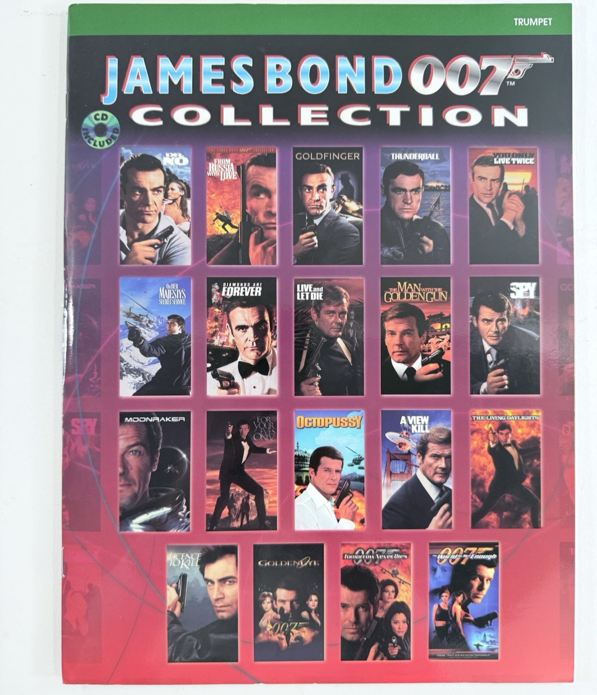 Instrumental Trumpet Play-Along Books - Pirates of the Caribbean, James Bond, +2
