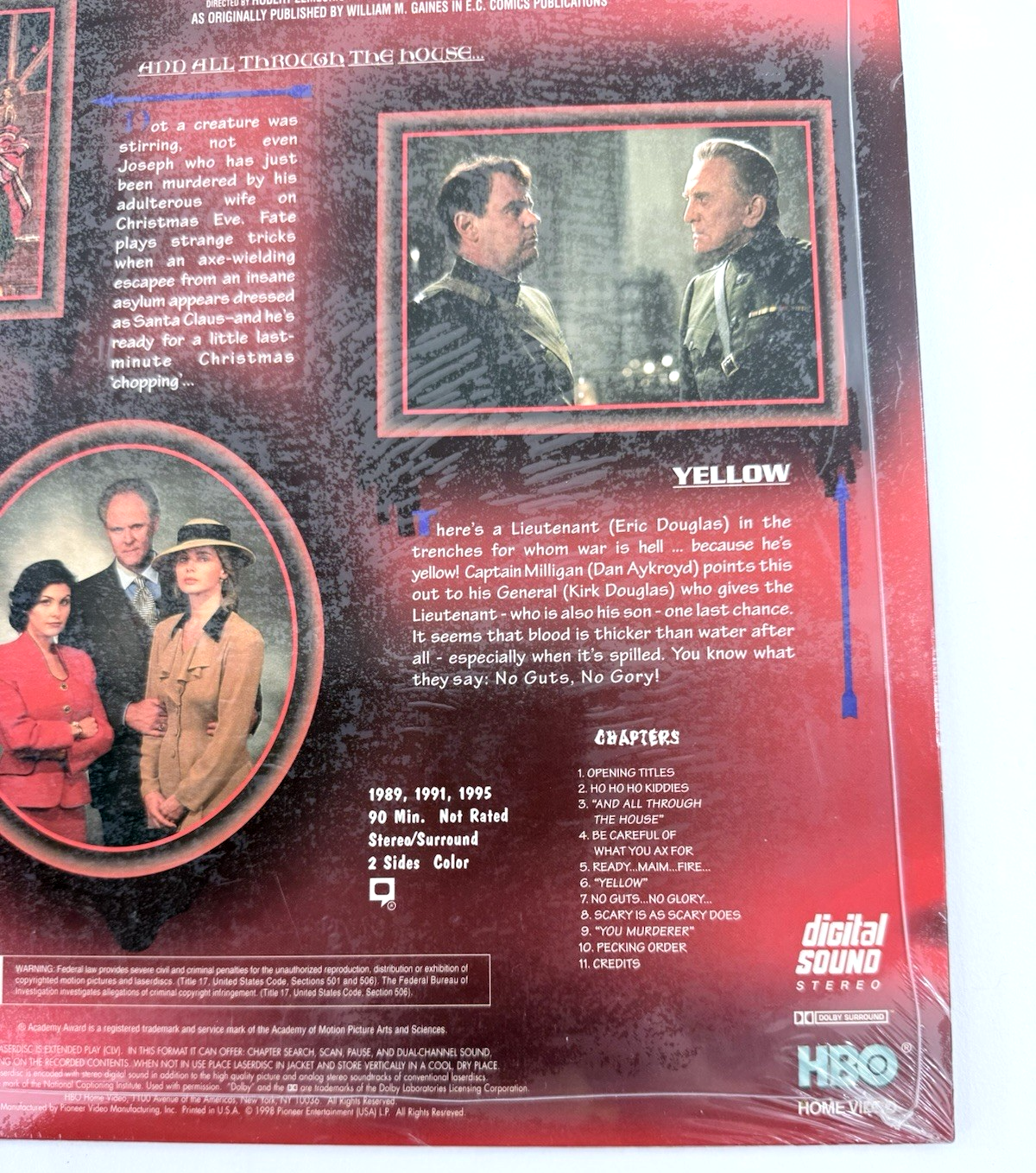Tales from the Crypt The Robert Zemeckis Collection (Laserdisc, 1998) - New
