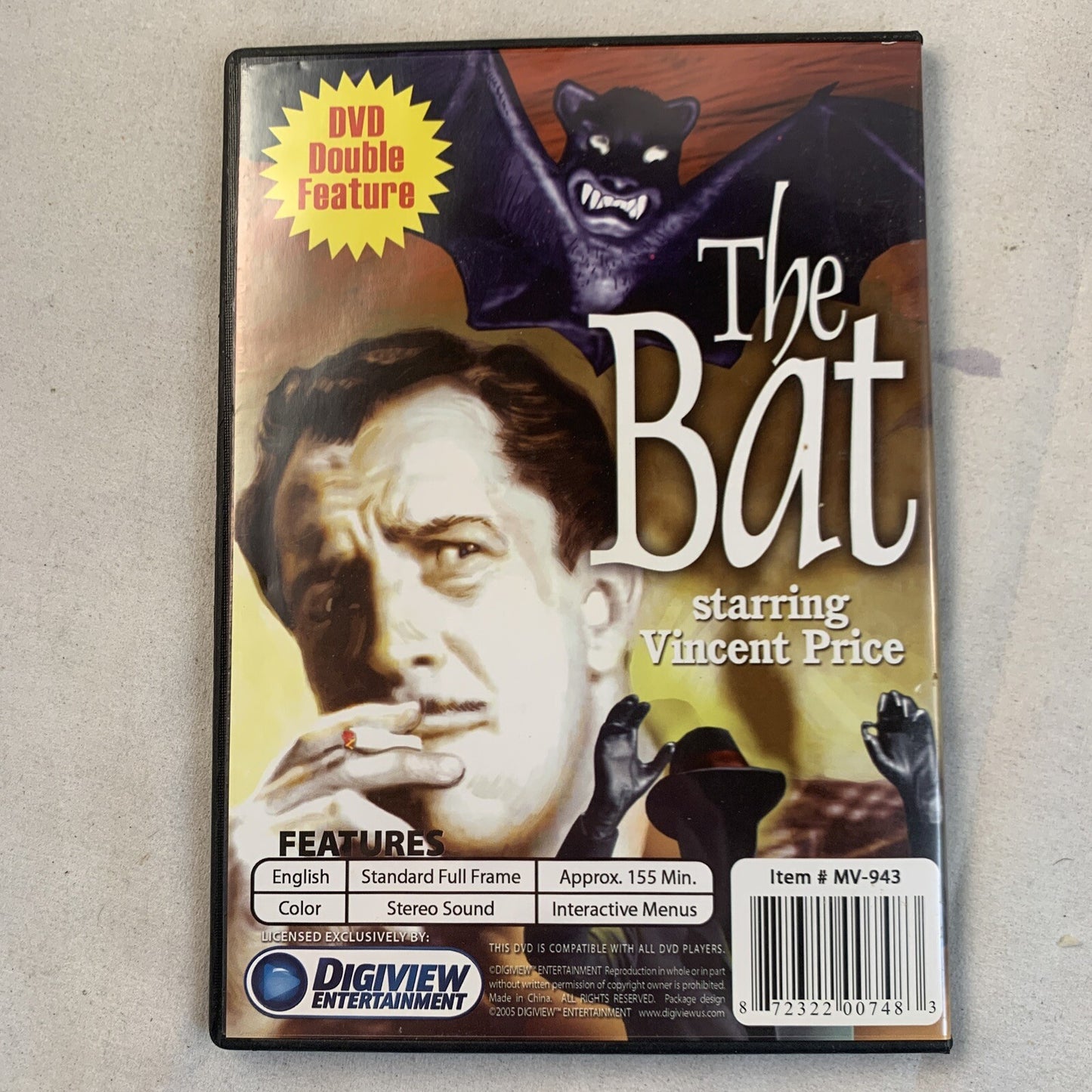 House on Haunted Hill/ The Bat (DVD, 2006)